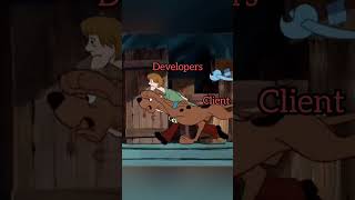 Developer vs Client | Frontend vs Backend #trending #memes #coding #programming