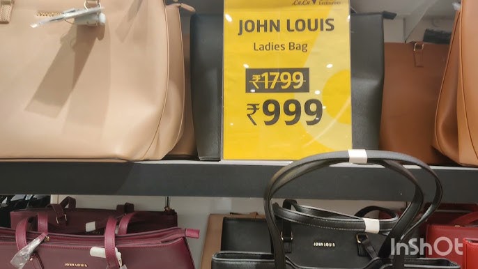 John Louis Ladies Bag JLSU210, Black price from luluhypermarket in UAE -  Yaoota!