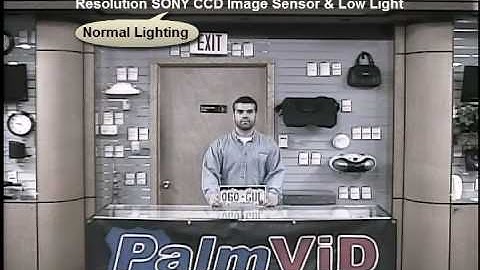 PalmVID Color Video Camera with High Resolution Sony CCD Image Sensor & Low Light Sample Video