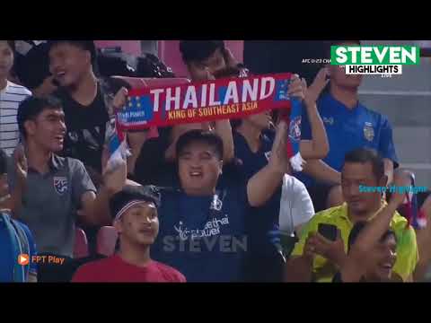 Thailand U 23 vs u23 Bahrain  5-0, vòng chung kết u23 châu á năm 2020