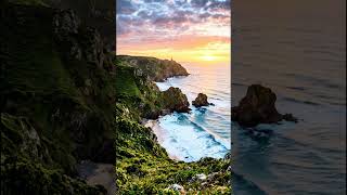 Cozy Beach Fire &amp; Ocean Waves 🌊🔥 Relaxing Night Ambience | Campfire Sounds &amp; Sea Breeze
