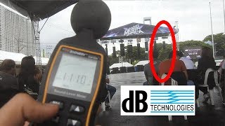 dB Tech LINE ARRAY TEST VIO