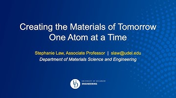 Creating the Materials of Tomorrow, One Atom at a Time