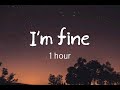 BTS(방탄소년단) - l'm fine piano cover 1 hour