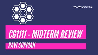 CG1111 MidTerm Review