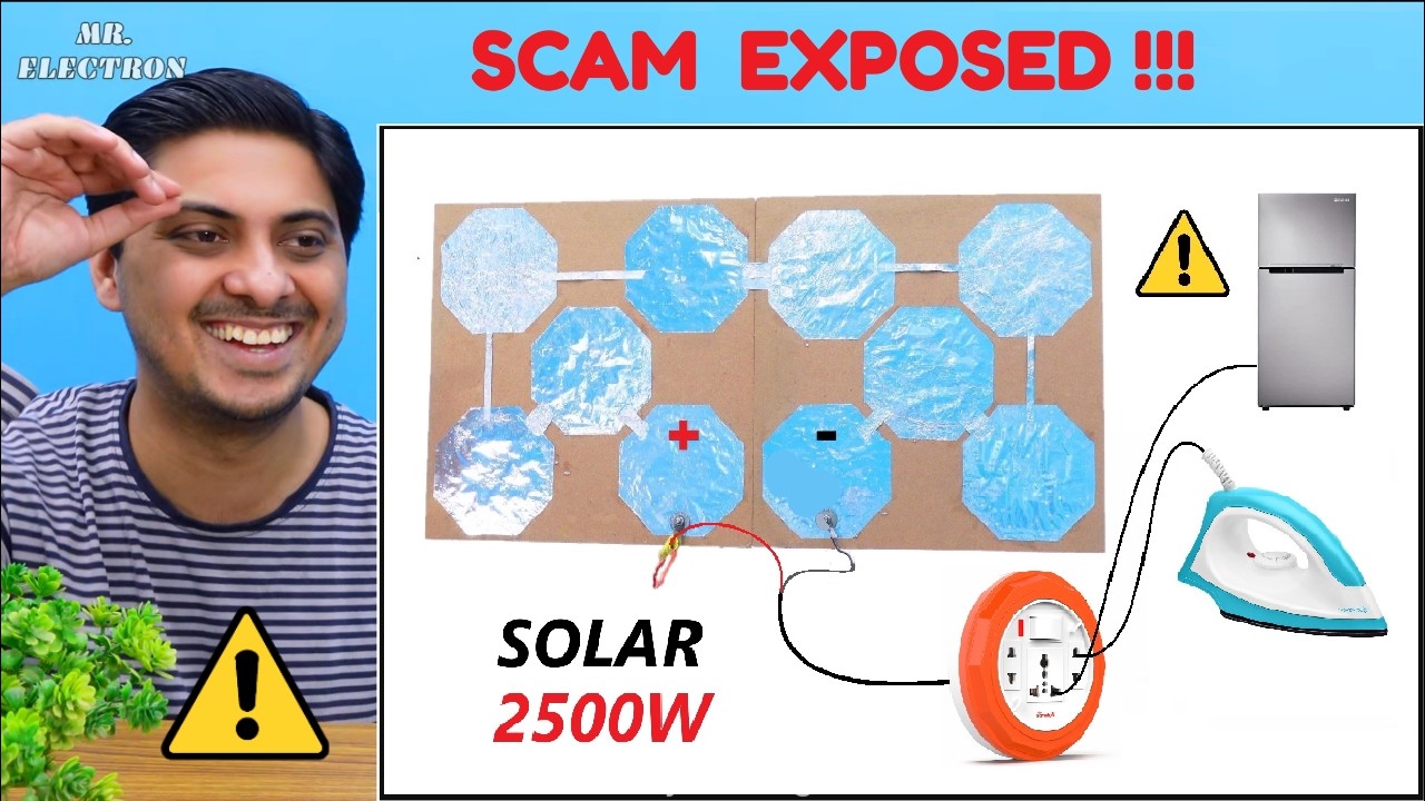 2500 Watt - How to make Solar Panel Generator at home - YouTube