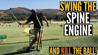 Swing the Spine for Greater Leverage and Power in Your Golf Swing!