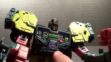 G2 Transformers Generation Two Combiner Wars Clench Custom