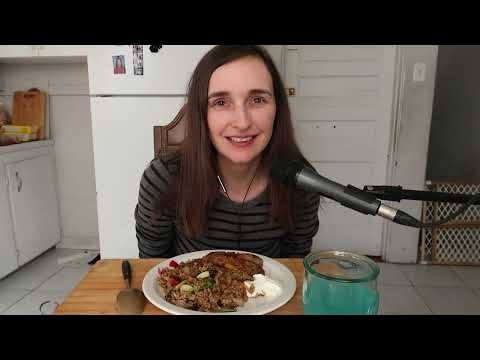 Have a Meal With Me ASMR! Fried Rice & Honey Garlic Sausage