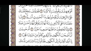 سورة الكهف بقراءة ياسر الدوسري من الآية 1 الى الآية 16
