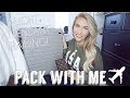 PACK WITH ME |  FLIGHT ATTENDANT EDITION