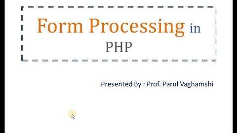 Form Processing in PHP | How to access form data using PHP ? What are $_GET , $_POST and $_REQUEST ?