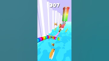 Spiral Roll Game 🌀 Lvl-44 | SatisFying Wood Cutting Challenge #shorts