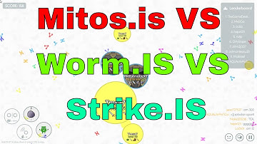 Worm.is vs SLITHER.io Vs Mitos.is Vs Agar.io Vs Diep.io vs Strike.is THE ULTIMATE .IO and .IS SHOWDO
