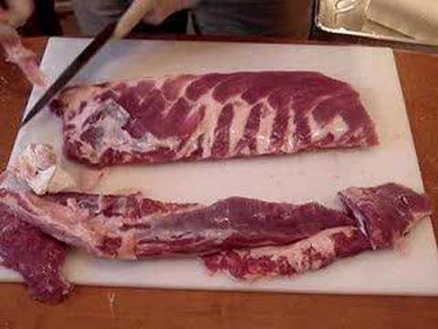 Trimming Ribs YouTube