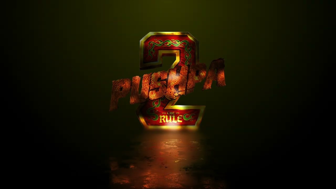 Pushpa 2 Title Animation no copyright