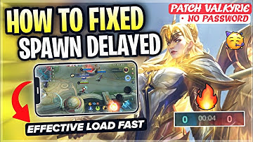 Latest Fix Spawn Delay Issue In Mobile Legends Tips & Tricks | Supported Android - Patch Valkyrie