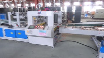 YF series automatic carton box folder gluer with inline auto bundle