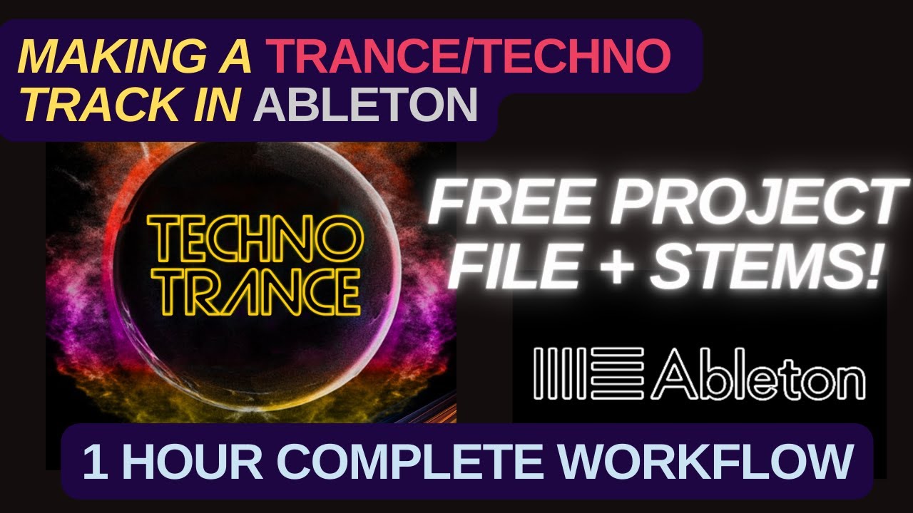 Creating a Techno track in Ableton - FREE ABLETON PROJECT - YouTube