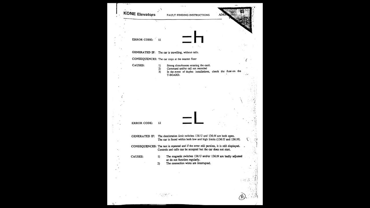 KONE Elevators Fault Codes And Solutions YouTube