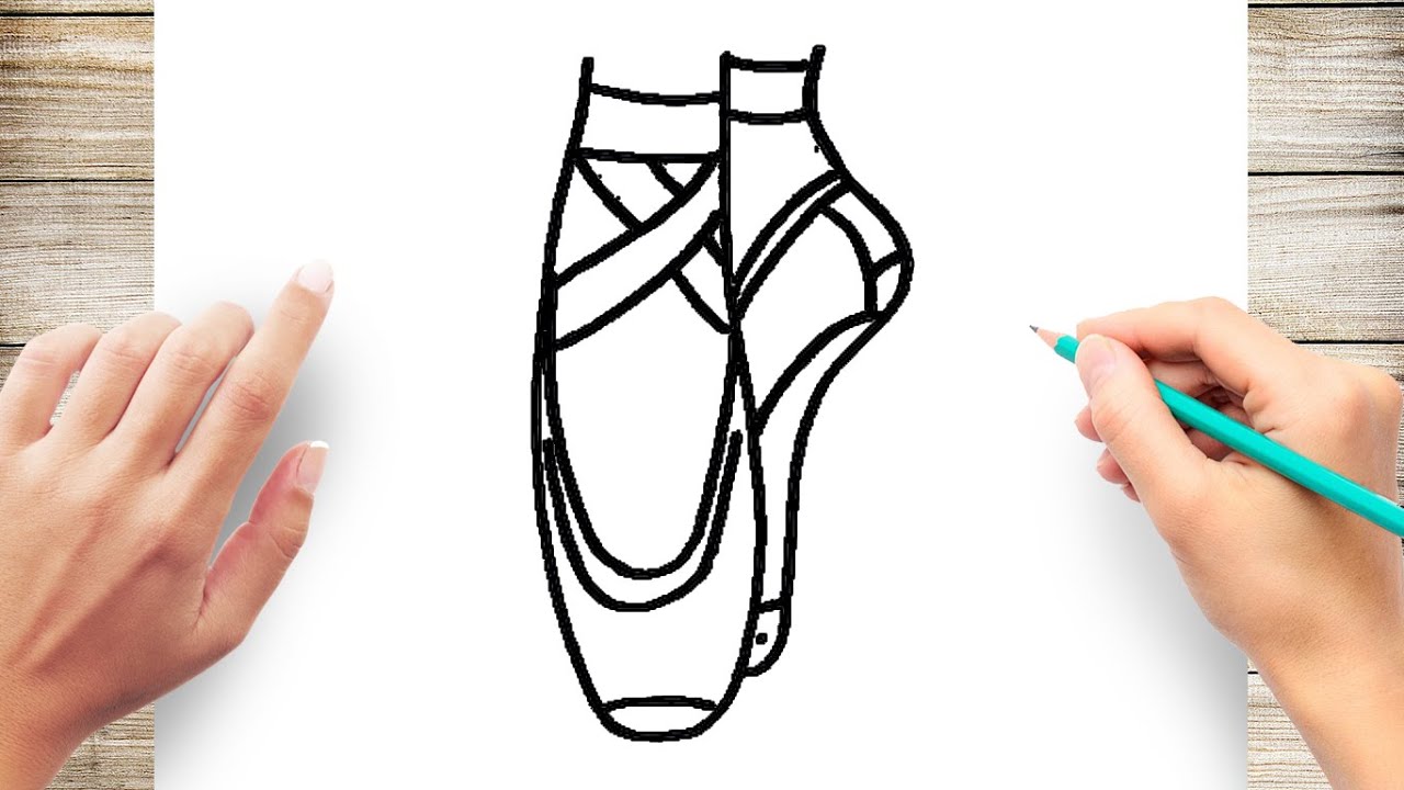 Mastering the Art of Drawing Pointe Shoes: A Step-by-Step Guide ...