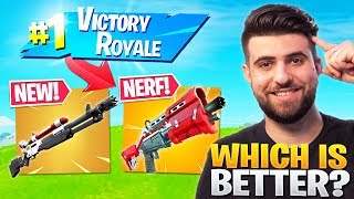 Charge Shotgun VS Tac! Which is BETTER?  Fortnite Season 3