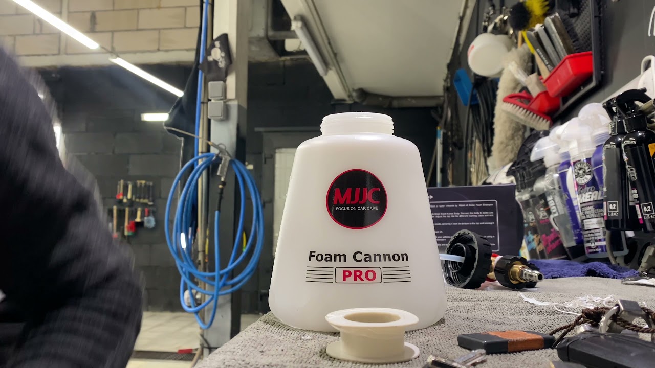 Новый пеногенератор MJJC Foam Cannon Pro с AliExpress - YouTube