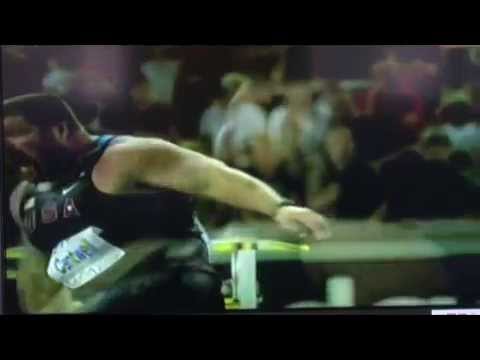 SHOT PUT. CHRISTIAN CANTWELL 22,03 BERLIN . SLOW M...