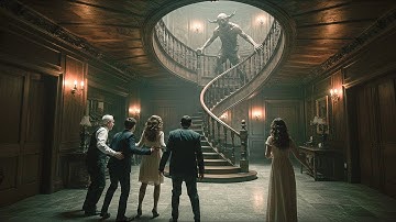 Father Deceives Children Promising Inheritance, But They Must Escape Dark Entity in the Mansion