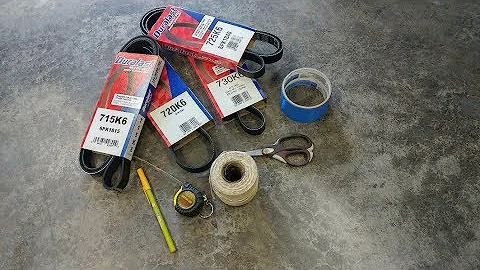 How to Measure for a Custom Serpentine Fan Belt Length