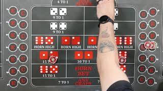 Terrible Craps Strategy?  The worst player i've ever seen.