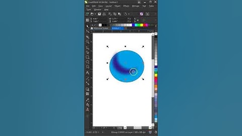 3d Circle logo Design in coreldraw🔥 l CorelDraw Tutorial#coreldraw#shorts