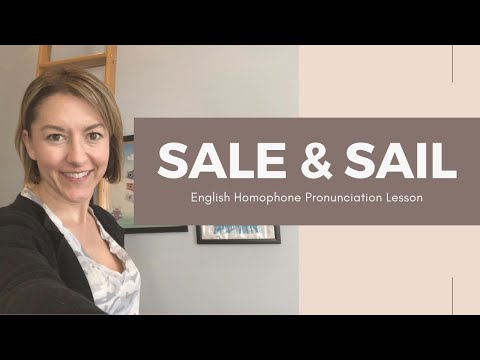 How to Pronounce SAIL & SALE - American English Homophone Pronunciation Lesson