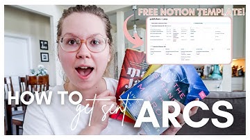 HOW to get ARCs of BOOKS [small booktubers WATCH THIS] + FREE notion & email arc/publisher template