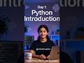 🚀 Day 1: Introduction to Python!Python is one of the easiest and most powerful programming languages