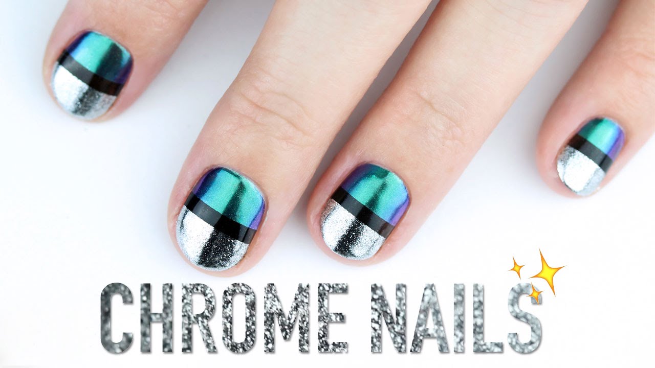 Chrome NAIL ART! - YouTube Chrome NAIL ART! - Chrome NAIL ART! - YouTube
