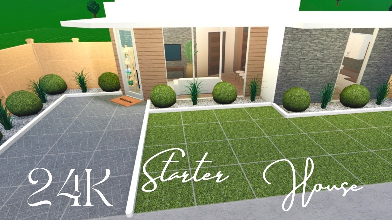 BLOXBURG: 24K STARTER HOUSE | NO GAMEPASS - YouTube