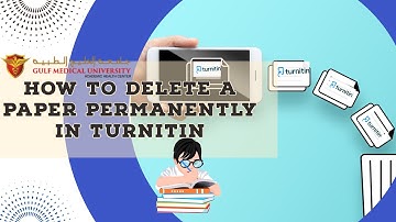 How to permanently remove a paper in Turnitin.