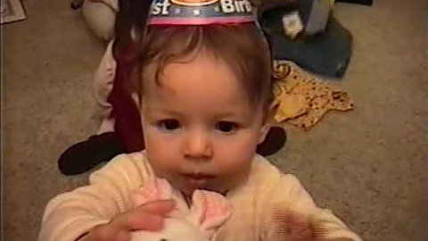 Williams Family Video 1998 1st Biday party part 2