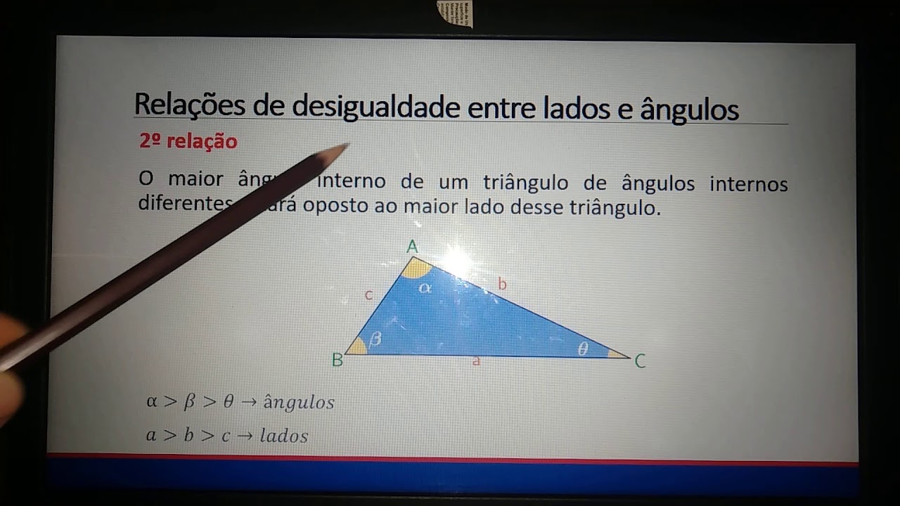 ELEMENTOS DE UM TRIÂNGULO \Prof. Gis/ 