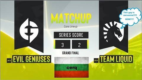 Liquid vs Evil Geniuses - Grand Final ESL Cologne 2020
