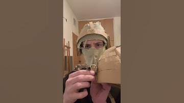 Cardboard headgear #airsoft #cardboard #cardboardcraft #gun #cardboardcreations #nerf #fakegun #diy