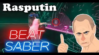 Beat Saber - Rasputin [Funk Overload]  Mixed Reality 700+ COMBO!!!