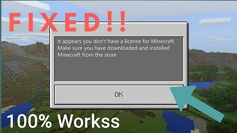 How to fix Minecraft license verification on Android !