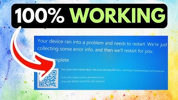 KMode Exception not handled error in Windows 11 SOLVED