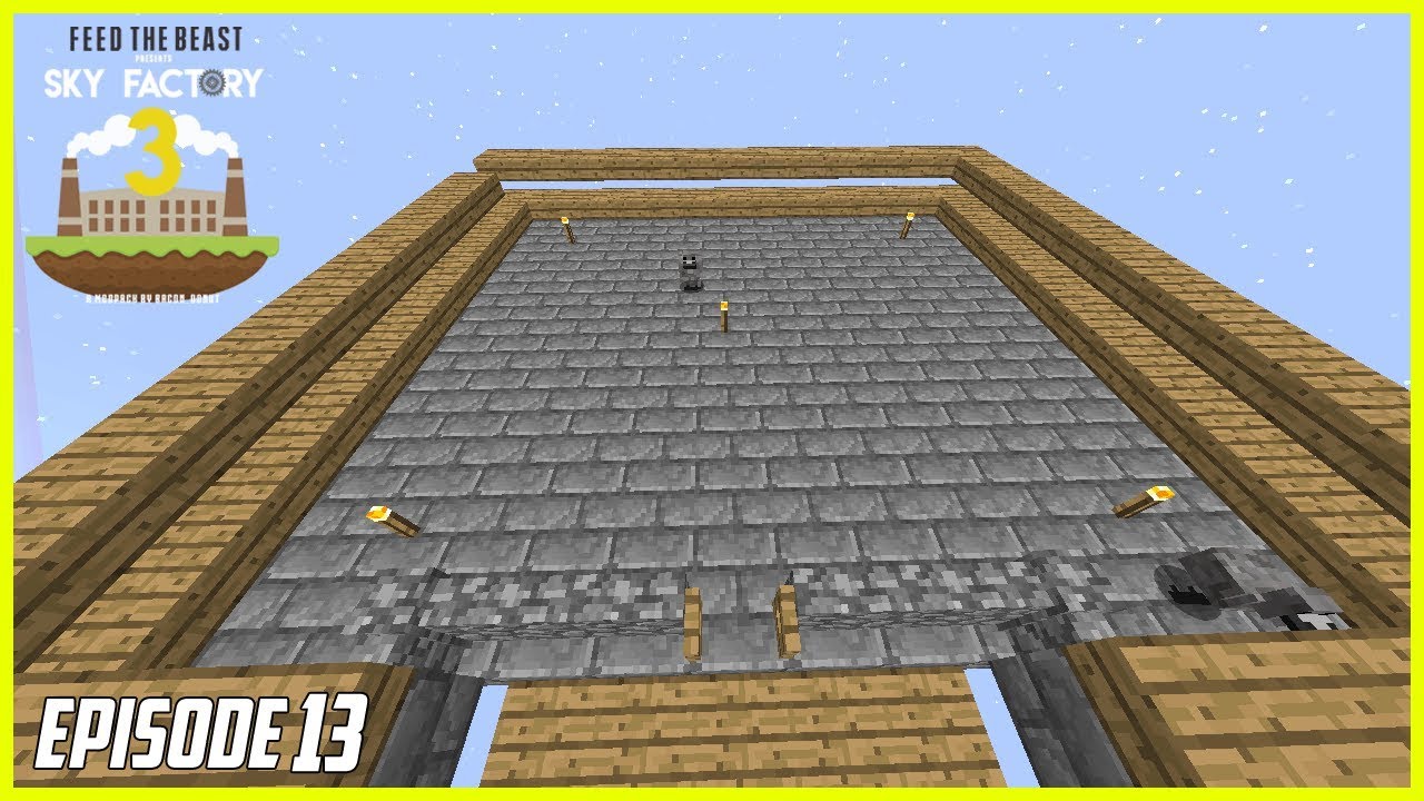 Skyfactory 3 lets play Ep 12 Chicken breeding pen