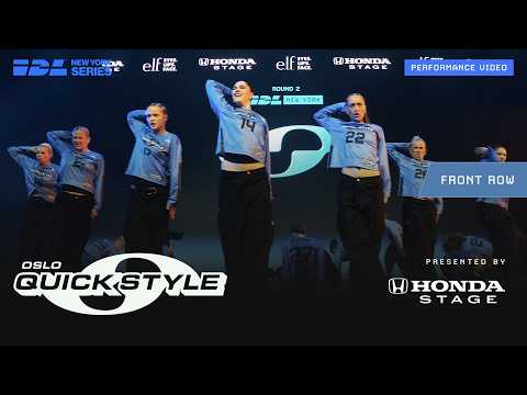 [2nd Place] Quick Style Round 2 Front Row | IDL 2026 New York Series