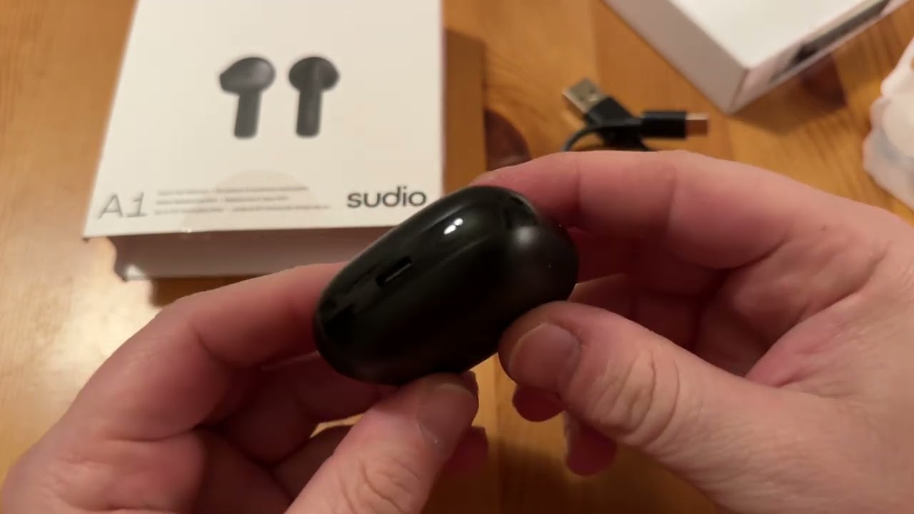 A1 Blanc Neige Écouteurs Avec Bluetooth, Touch Control Avec Station De