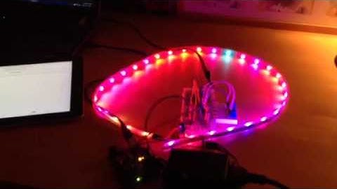 Arduino sound to light ws2812B neopixel