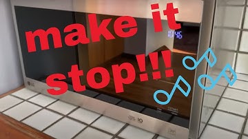 LG Microwave sound off!